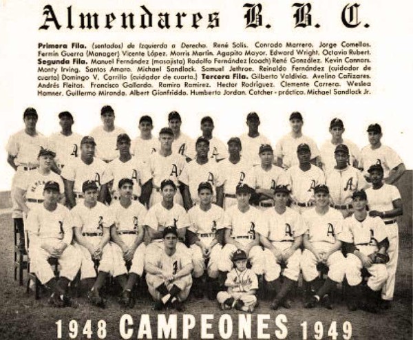 Alacranes de Almendares campeones 1949